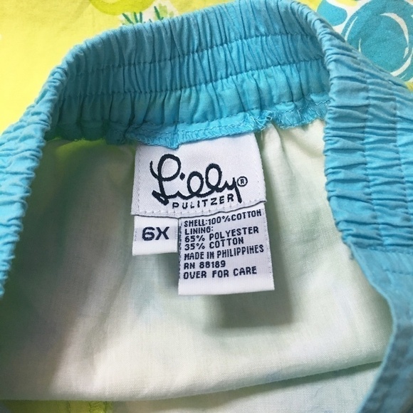 πΈ LILLY Pulitzer Cruising Print Girl's Beach Skirt Woody Wagon White Label - Picture 4 of 15